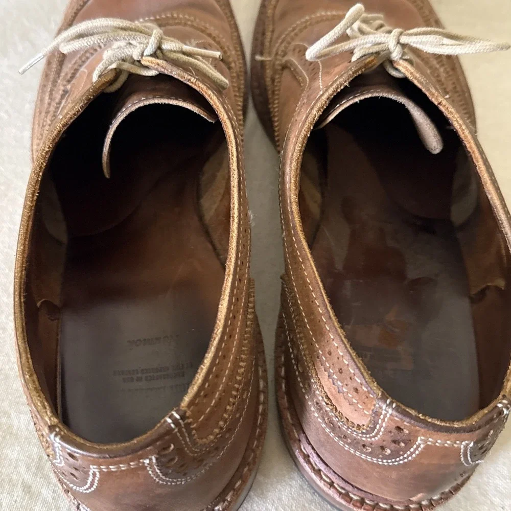 Allen Edmonds Numok Men's Size 13 Cap Toe Oxford Walnut Leather Shoes